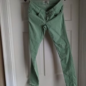 Vintage mint green cordorouy jeans